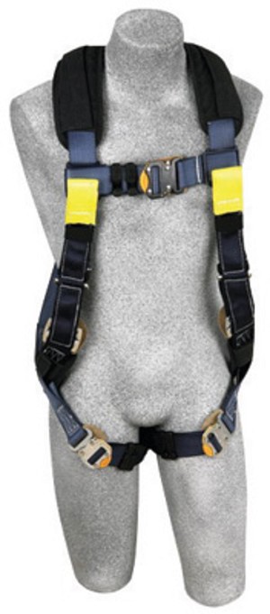 DBI/SALA Medium ExoFit XP Arc Flash Full Body/Vest Style Harness With Back And Front Web Rescue Loop, Quick Connect Chest And Leg Strap Buckle And Leather Insulators 