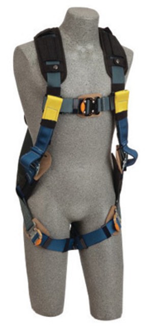 DBI/SALA Large ExoFit XP Arc Flash Full Body/Vest Style Harness With Back D-Ring, Web Rescue Loops, Quick Connect Chest And Leg Strap Buckle, Leather Insulators And Nomex/Kevlar Comfort Padding 