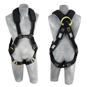 DBI/SALA Medium ExoFit XP Arc Flash Flame Resistant Harness With Quick Connect Buckles, Rear And Front Web Loop And Removable Nomex/Kevlar Padding 