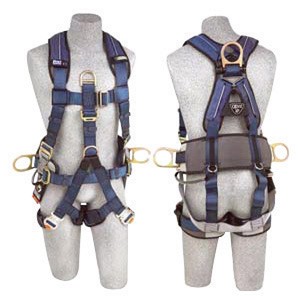 DBI/SALA X-Large ExoFit XP Full Body/Vest Style Harness With Back, Front And Side D-Ring, Hip Pad And Belt, Sub Pelvic Strap And Quick Connect Buckle 