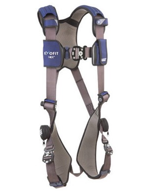 DBI/SALA X-Large ExoFit NEX Full Body/Vest Style Harness With Tech-Lite Back D-Ring, Duo-Lok Quick Connect Chest And Leg Strap Buckle, Loops For Body Belt And Comfort Padding 