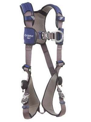 DBI/SALA 2X ExoFit NEX Climbing Vest Style Harness With Aluminum Back And Front D-Rings, Locking Quick Connect Buckle Leg Strap And Comfort Padding 