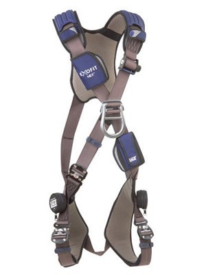 DBI/SALA Large ExoFit NEX Cross Over/Full Body Style Harness With Tech-Lite Aluminum Back And Front D-Ring, Duo-Lok Quick Connect Leg Strap Buckle, Torso Adjuster, Back And Leg Comfort Padding 