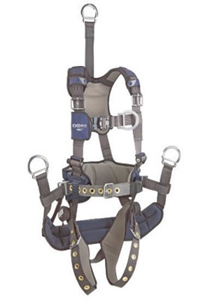 DBI/SALA Small ExoFit NEX Oil And Gas Positioning/Climbing Harness With Back D-Ring, 18 