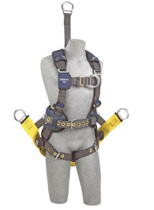 DBI/SALA Large ExoFit NEX Oil And Gas Positioning/Climbing Harness With Back D-Ring, 18 