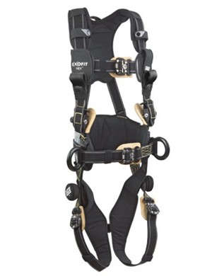 DBI/SALA X-Large ExoFit NEX Arc Flash Full Body/Vest Style Harness With Front, Back And Side D-Ring, Locking Quick Connect Chest And Leg Strap Buckle, Comfort Padding, Belt Loops And Leather Insulators 
