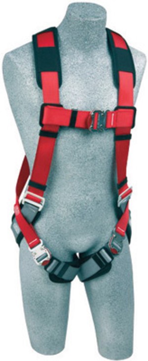 DBI/SALA X-Large Protecta PRO Full Body/Vest Style Harness With Back D-Ring, Quick Connect Chest And Leg Strap Buckle And Comfort Padding 