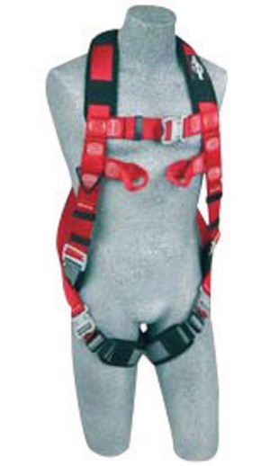 DBI/SALA Medium/Large Protecta PRO Industrial Climbing Vest Style Harness With Quick Connect Legs And Chest, Back And Leg Padding, Rear (Dorsal) And (2) Web Loops At Chest 