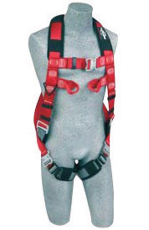 DBI/SALA X-Large Protecta PRO Industrial Climbing Harness With Back D-Ring, Quick Connect Buckle legs And Chest Web Loops 