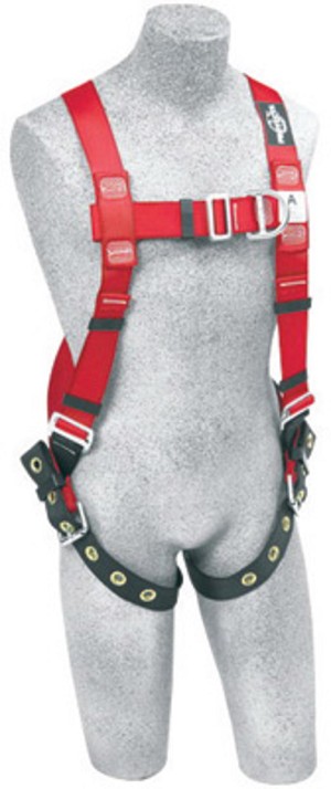 DBI/SALA X-Large Protecta PRO Full Body/Vest Style Harness With Back And Front D-Ring And Tongue Leg Strap Buckle 
