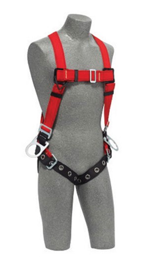 DBI/SALA Medium/Large Protecta PRO Positioning Welder's Vest Style Harness With Back And Side D-Rings And Tongue Buckle Leg Strap 