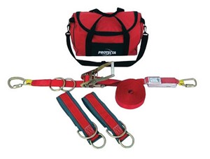 DBI/SALA 60' PRO-Line Temporary Horizontal Polyester Lifeline System (Includes (2) Tie-Off Adapters And Carry Bag) 