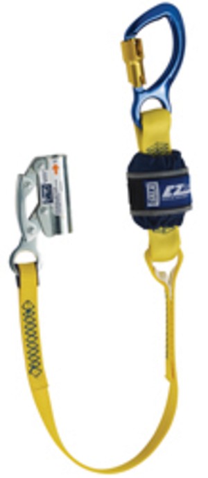 DBI/SALA EZ-Stop Manual Synthetic Rope Adjuster With 3' Shock Absorbing Lanyard 