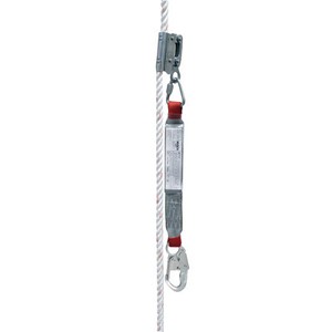 DBI/SALA Protecta PRO Manual Synthetic Rope Adjuster With 2' PRO Shock Absorbing Lanyard 