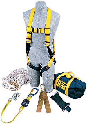 DBI/SALA 2104169 Hinged Anchor Roofer's Fall Protection Kit 