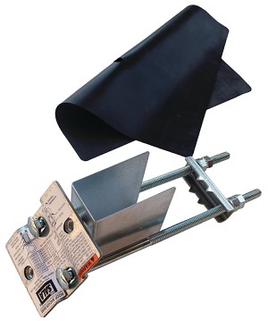 DBI/SALA Plated Steel Base Clamp Assembly With Removable D-Ring (Fits 2x4 Roof Member, For Permanent Roof Anchor) 