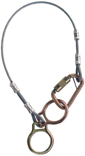 DBI/SALA 3' Dual Ring 1/4 