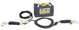 DBI/SALA 2200403 60' Sayfline Horizontal Synthetic Kernmantle Rope Lifeline System  