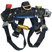 Convertible fire and rescue Class II bottom seat assembly - use with top harness assembly for Class III (order separately) 