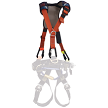 Convertible fire and rescue Class III harness top assembly when used with bottom seat assembly (order separately) 