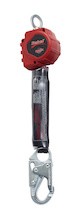 DBI/SALA 11' Protecta Rebel Single Leg Self Retracting Polyester Web Lifeline With Steel Snap Hook, Swiveling Anchorage And Anchorage Carabiner 