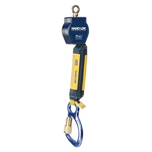 DBI/SALA 3101211 6' Nano-Lok Single Leg Self-Retracting 3/4 Dyneema Polyester Web Lifeline  