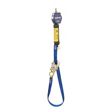 DBI/SALA 9' Nano-Lok Tie-Back Self-Retracting Nylon Web Lifeline With WRAPABAX Gated Snap Hook And Swiveling Anchor Loop 