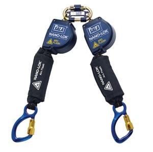 DBI/SALA Nano-Lok Arc Flash Twin-Leg Quick Connect With Self Retracting Lifeline 
