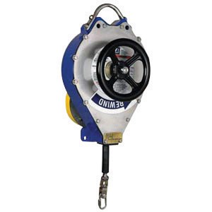 DBI/SALA 200' Rollgliss Manual-Retract Vertical Descent System (Includes Galvanized Steel Cable, Snap Hook, Braking Trolley And Suspension Bars) 