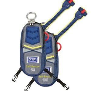 DBI-SALA 100' Self-Rescue Device With EZ-Link D-ring And Secondary Rescue Ring 