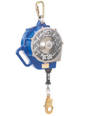 DBI/SALA 85' Sealed-Blok Self Retracting Lifeline With Galvanized Steel Wire Rope, Swivel Snap Hook, Anchorage Carabiner, And Cable Tie-Off Adapter 