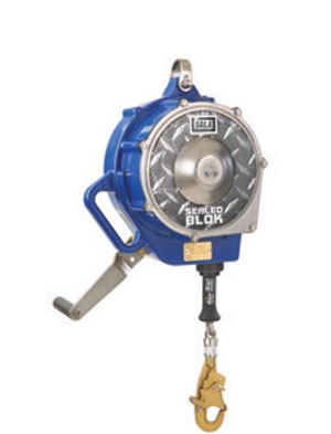 DBI/SALA 85' Sealed-Blok Self Retracting Retrieval Lifeline With Galvanized Steel Wire Rope, Swivel Snap Hook, 3-Way Retrieval Winch, Anchorage Carabiner, And Cable Tie-Off Adapter 