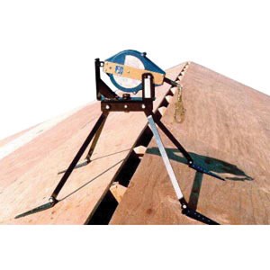 DBI/SALA Reusable Swiveling Quad-Pod Roof Anchor With 50' Ultra-Lok Self-Retracting Lifeline 3504450 With 310 lb Capacity 