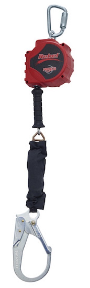 DBI/SALA 15' Protecta Rebel Single Leg Self Retracting Polyester Web Lifeline With 3/16 