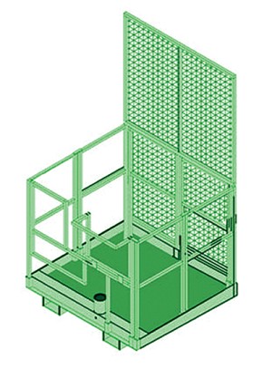 DBI/SALA 8510568 Advanced Forklift Basket Davit Base 
