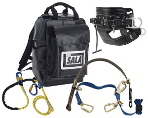 DBI/SALA 1050019 Lineman Pole Climbing Kit 
