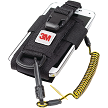 DBI/SALA 1500089 Adjustable Radio/Cell Phone Holster with Clip2Loop Coil and Micro D-Ring 