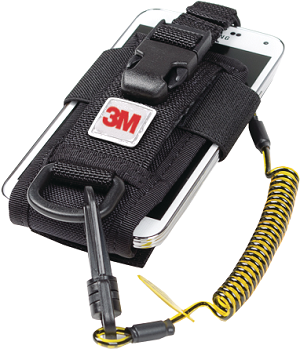 DBI/SALA 1500089 Adjustable Radio/Cell Phone Holster with Clip2Loop Coil and Micro D-Ring 
