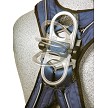 Removable shoulder, back and leg comfort padding 