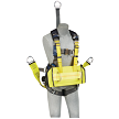 Body belt/hip pad with Tech-Lite aluminum back D-ring 