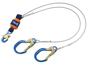 DBI/SALA 1246178 EZ-Stop Leading Edge 100% Tie-Off Cable Shock Absorbing Lanyard 