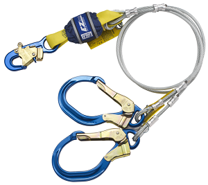 DBI/SALA 1246184 EZ-Stop 100% Tie-Off Cable Shock Absorbing Lanyard 