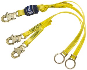 DBI/SALA 1246203 EZ-Stop Tie-Back 100% Tie-Off Shock Absorbing Lanyard 