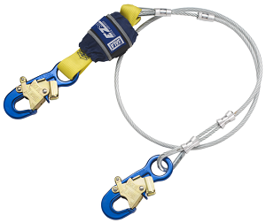 EZ-Stop Cable Shock Absorbing Lanyard 