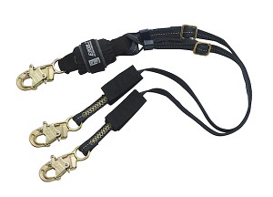 DBI/SALA 1246320 Force2 Adjustable 100% Tie-Off Shock Absorbing Lanyard 