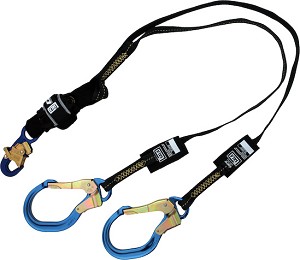 DBI/SALA 1246323 EZ-Stop Arc Flash 100% Tie-Off Shock Absorbing Lanyard 