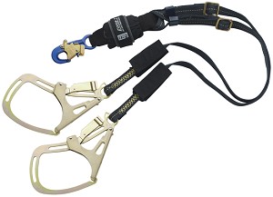 DBI/SALA 1246352 Force2 Adjustable 100% Tie-Off Shock Absorbing Lanyard 