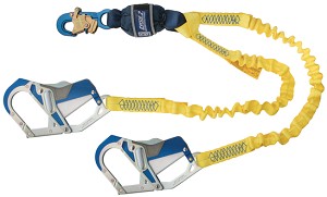 DBI/SALA 1246415 Force2 Elastic 100% Tie-Off Shock Absorbing Lanyard 