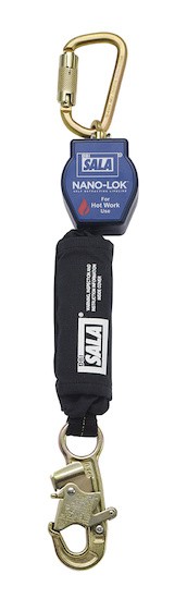 Nano-Lok Self Retracting Lifeline with Anchor Hook - For Hot Work Use 