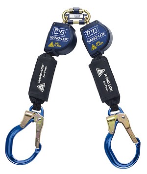 DBI/SALA 3101540 Nano-Lok Arc Flash Twin-Leg Quick Connect Self Retracting Lifeline - Web 